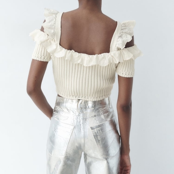 ZARA COMBINATION TOP - Picture 4 of 9